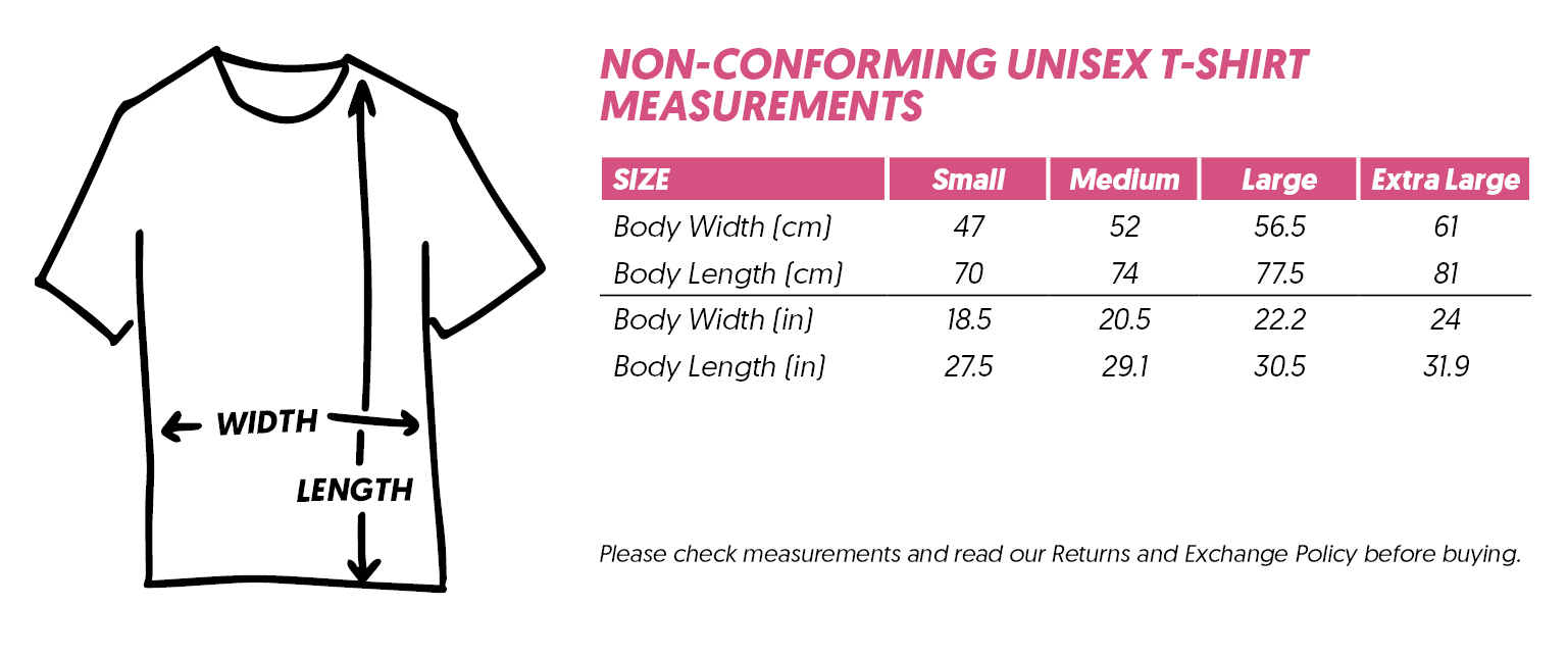 non-conforming Sizing Information